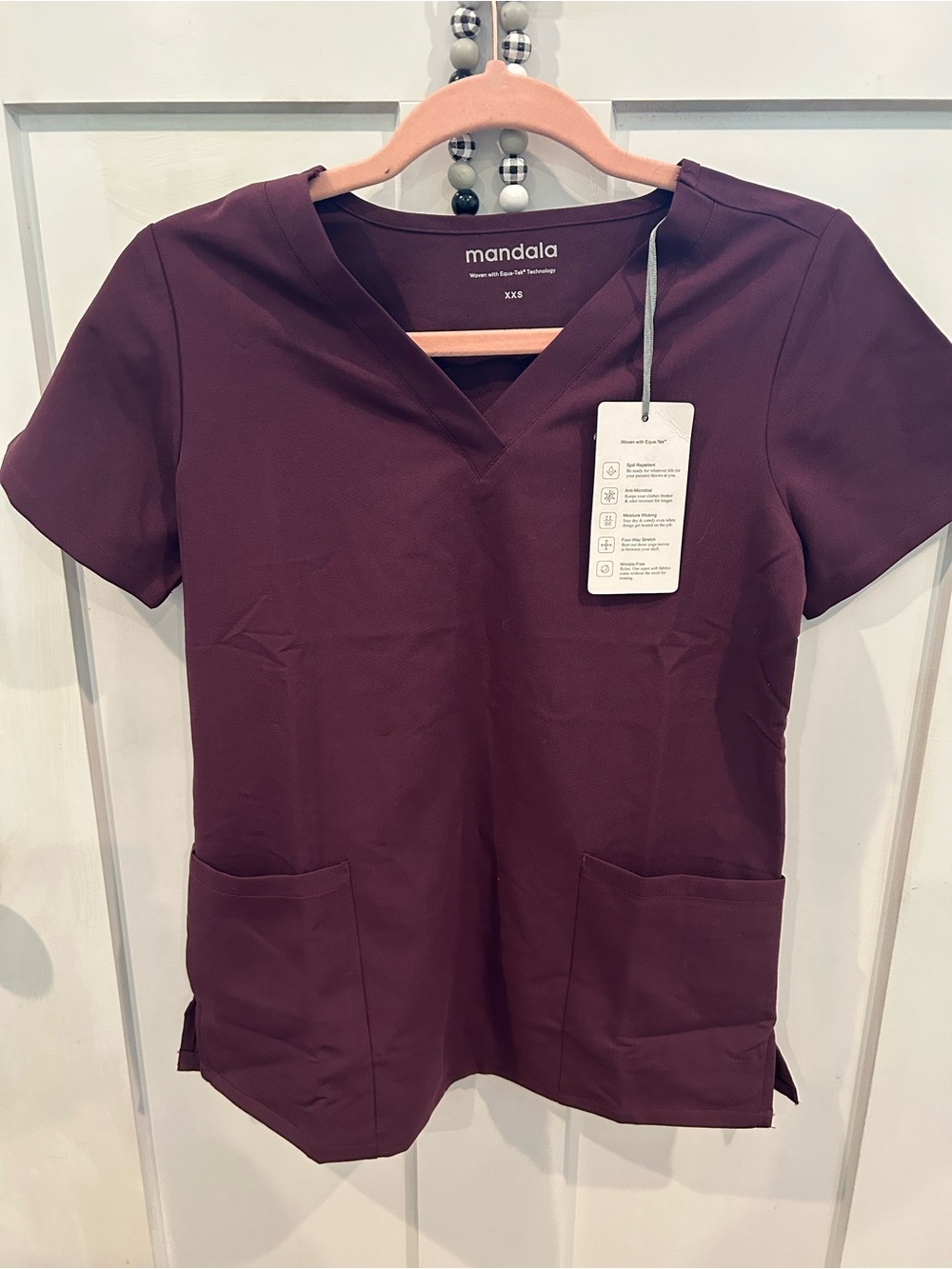 Mandala scrub top NWT